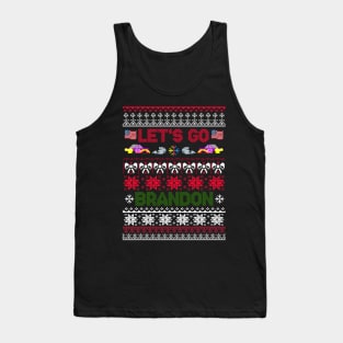 Let's Go Brandon - Xmas Ugly Shirt Tank Top